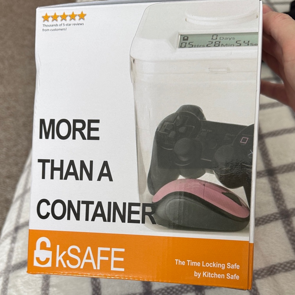 KSafe Time Locking Container - White - Picture 3 of 8